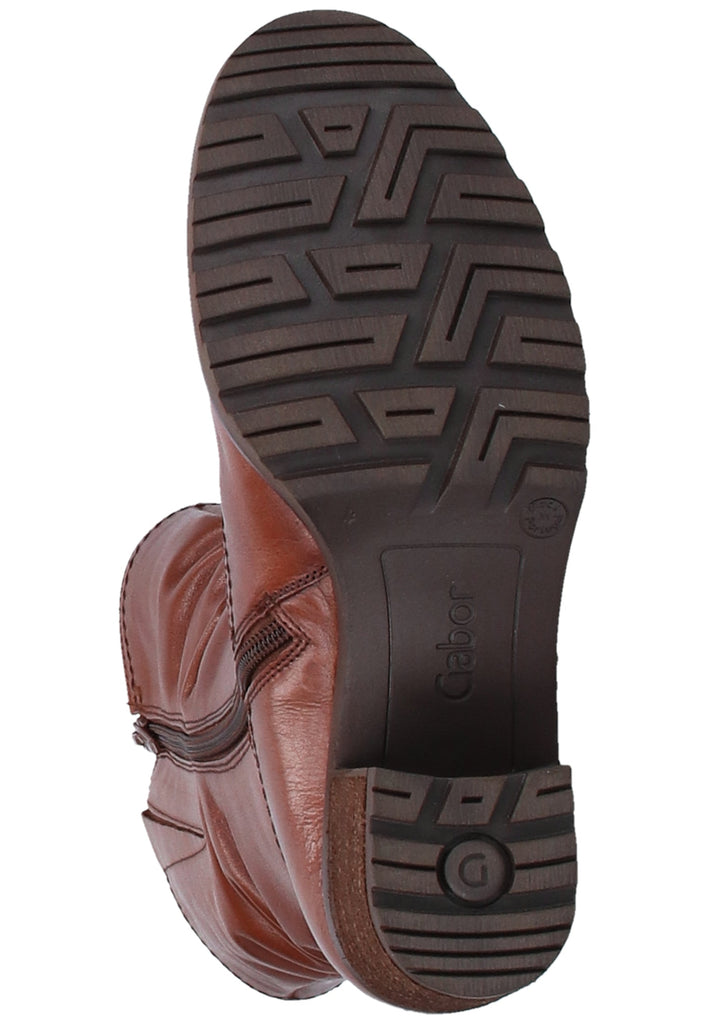 Gabor Stiefel Glattleder Dunkelbraun Warmfutter - surf4shoes