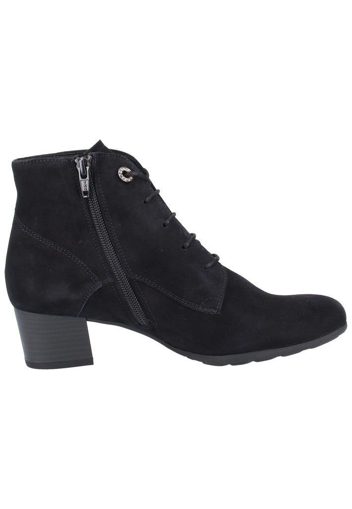 Gabor Stiefelette Veloursleder Pazifik - surf4shoes