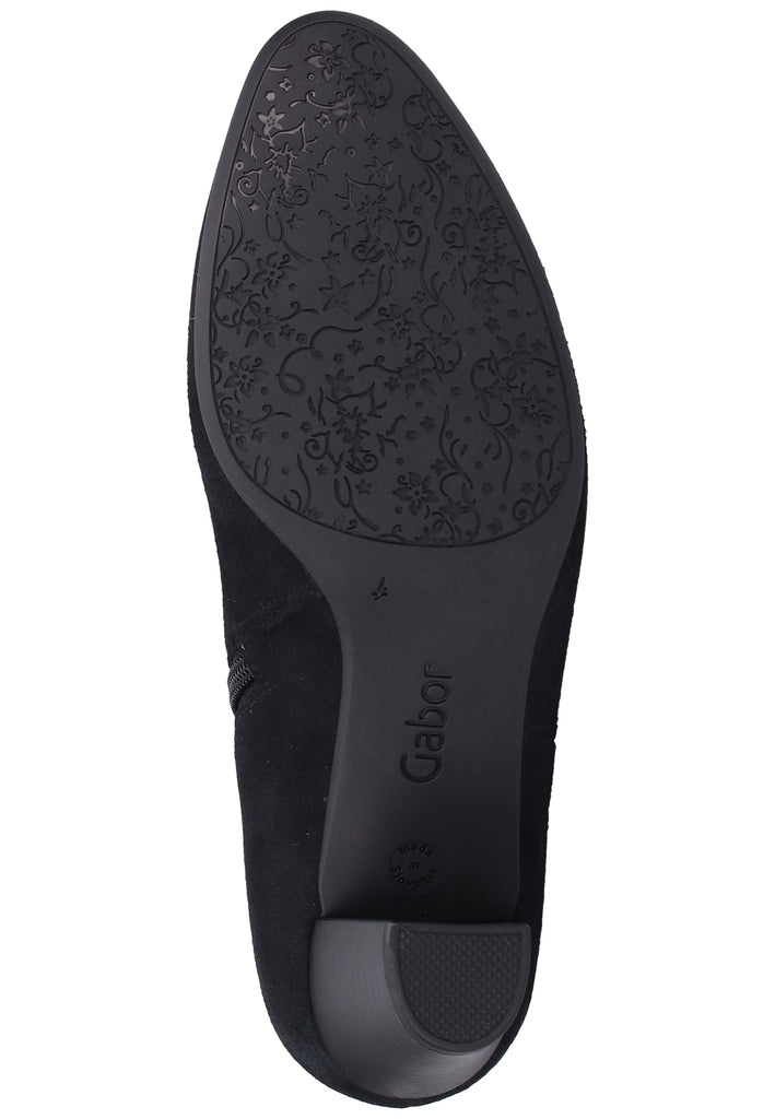 Gabor Stiefelette Veloursleder Pazifik - surf4shoes