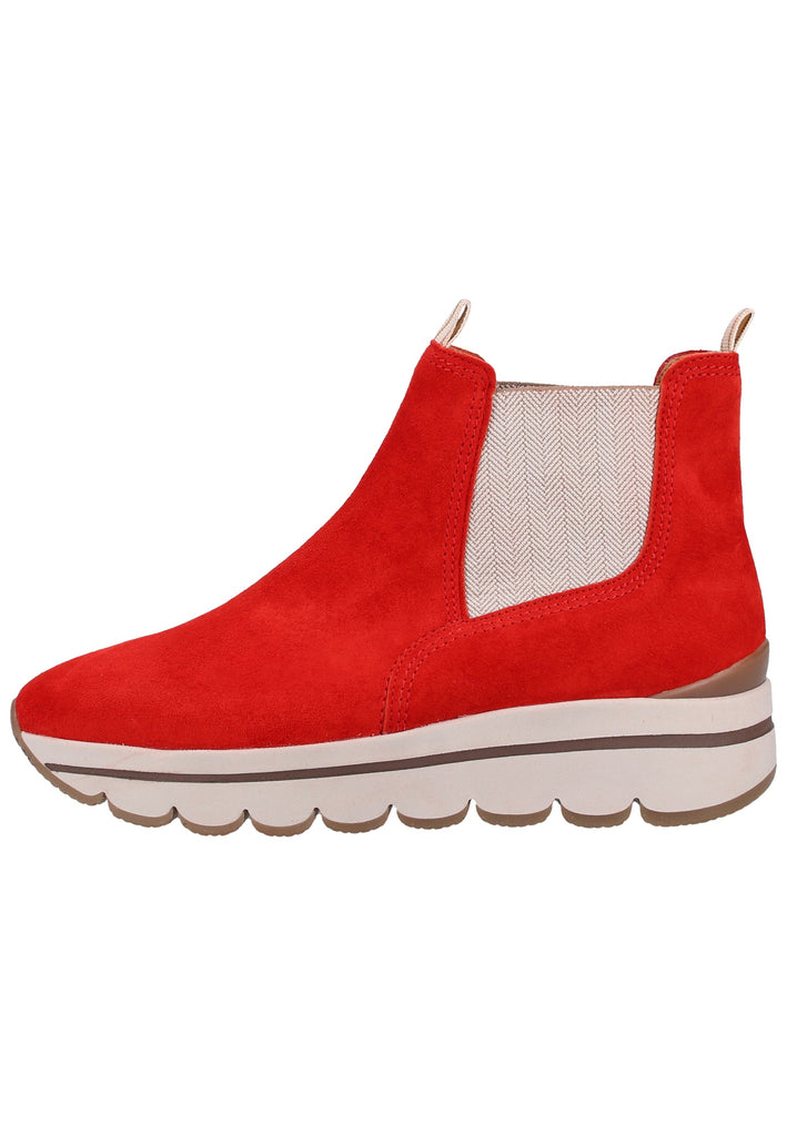 Gabor Stiefelette Veloursleder Rot - surf4shoes