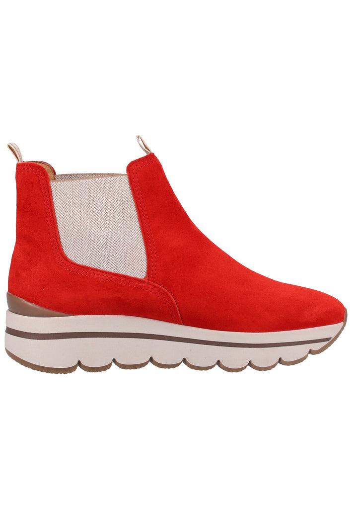 Gabor Stiefelette Veloursleder Rot - surf4shoes