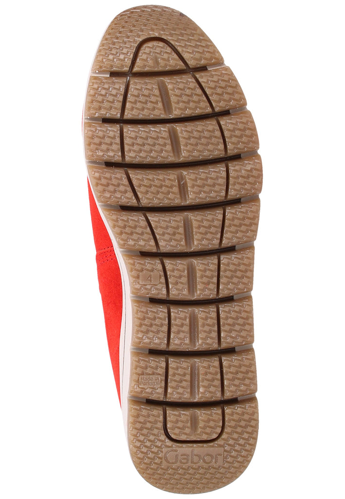 Gabor Stiefelette Veloursleder Rot - surf4shoes