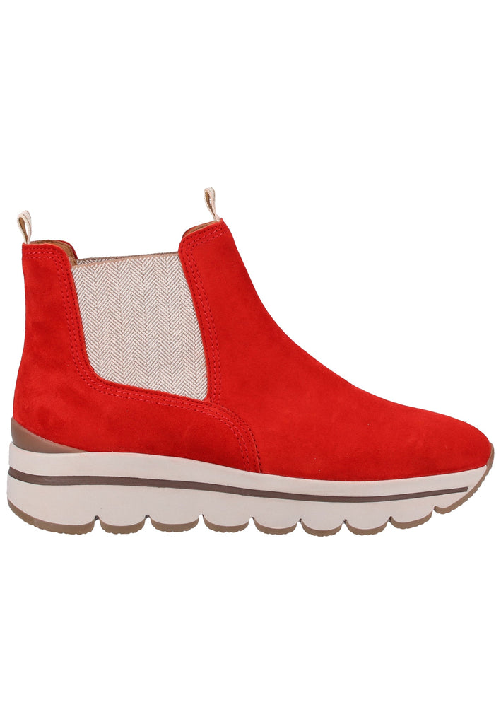 Gabor Stiefelette Veloursleder Rot - surf4shoes