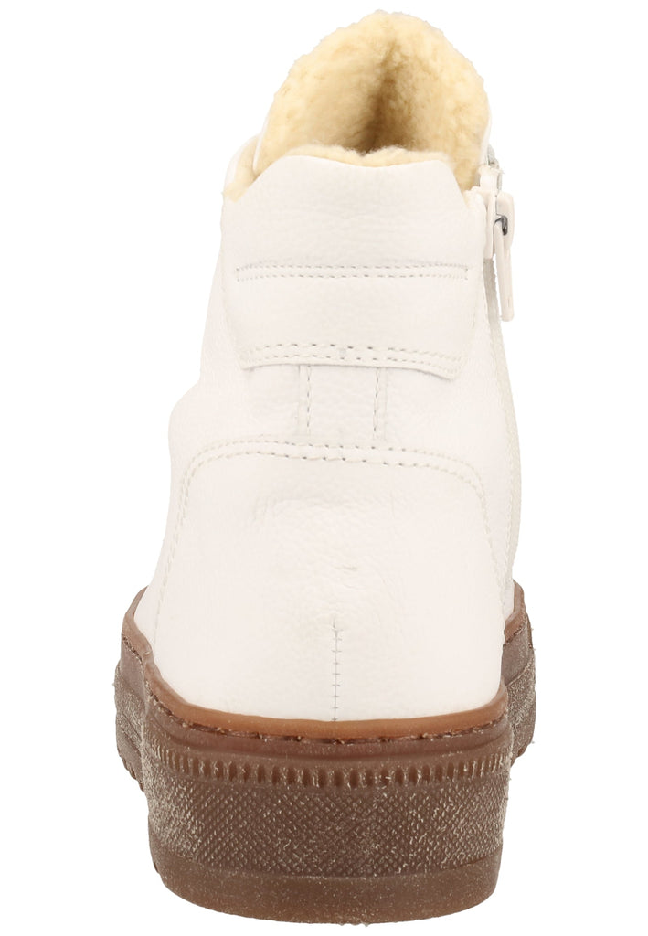 Gabor Stiefelette Leder Weiß Warmfutter - surf4shoes