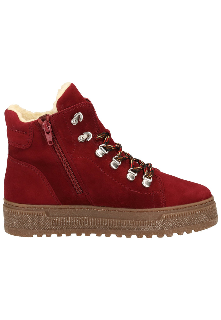 Gabor Stiefelette Leder Dunkelbraun Warmfutter - surf4shoes