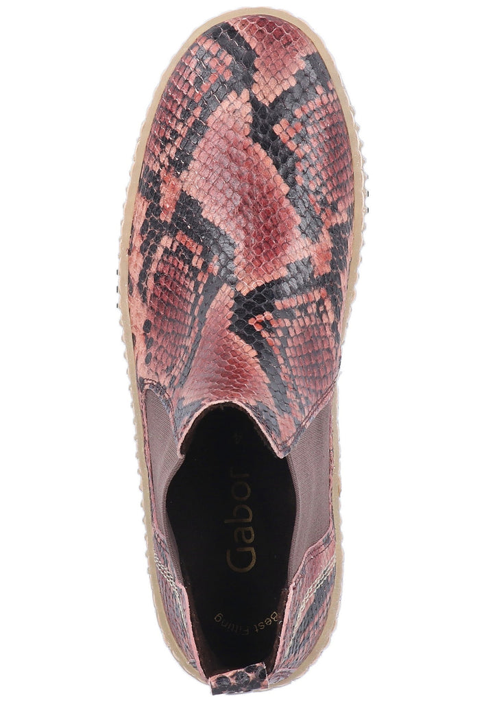 Gabor Stiefelette Leder Rosa - surf4shoes