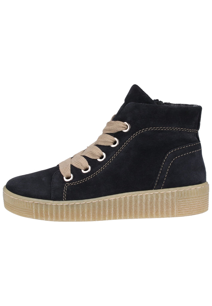 Gabor Stiefelette Veloursleder Pazifik - surf4shoes