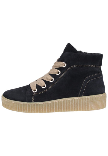 Gabor Stiefelette Veloursleder Pazifik - surf4shoes