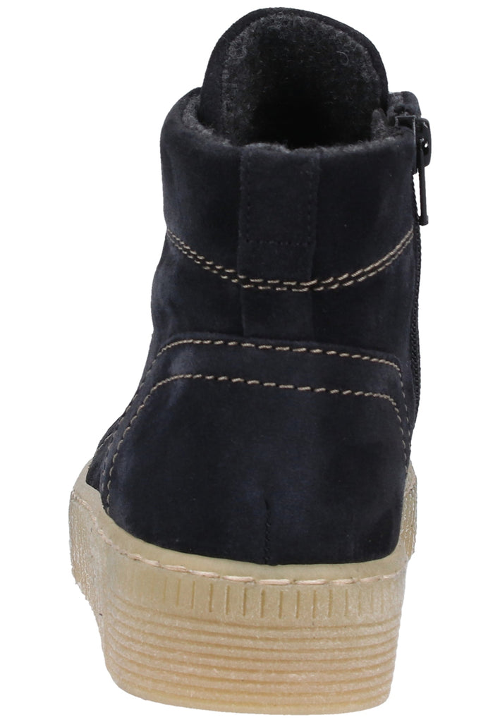 Gabor Stiefelette Veloursleder Pazifik - surf4shoes