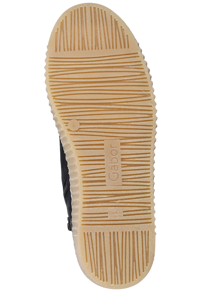 Gabor Stiefelette Veloursleder Pazifik - surf4shoes