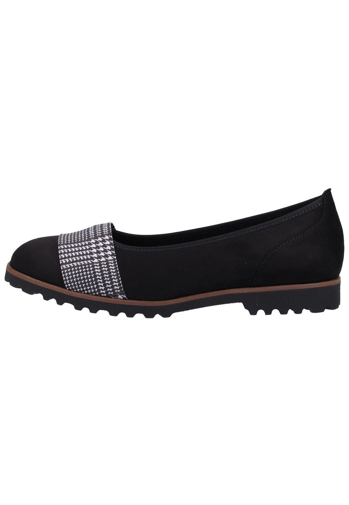 Gabor Ballerinas Leder/Textil Schwarz - surf4shoes