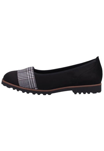 Gabor Ballerinas Leder/Textil Schwarz - surf4shoes