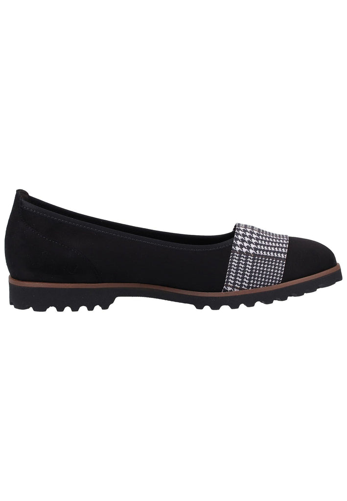 Gabor Ballerinas Leder/Textil Schwarz - surf4shoes