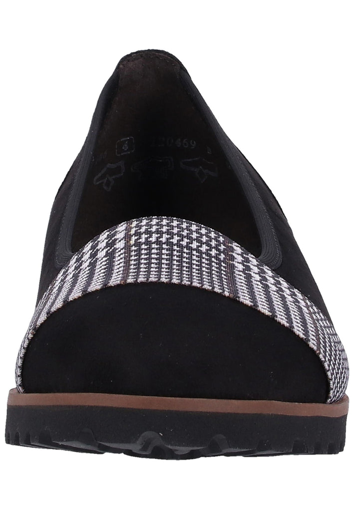 Gabor Ballerinas Leder/Textil Schwarz - surf4shoes