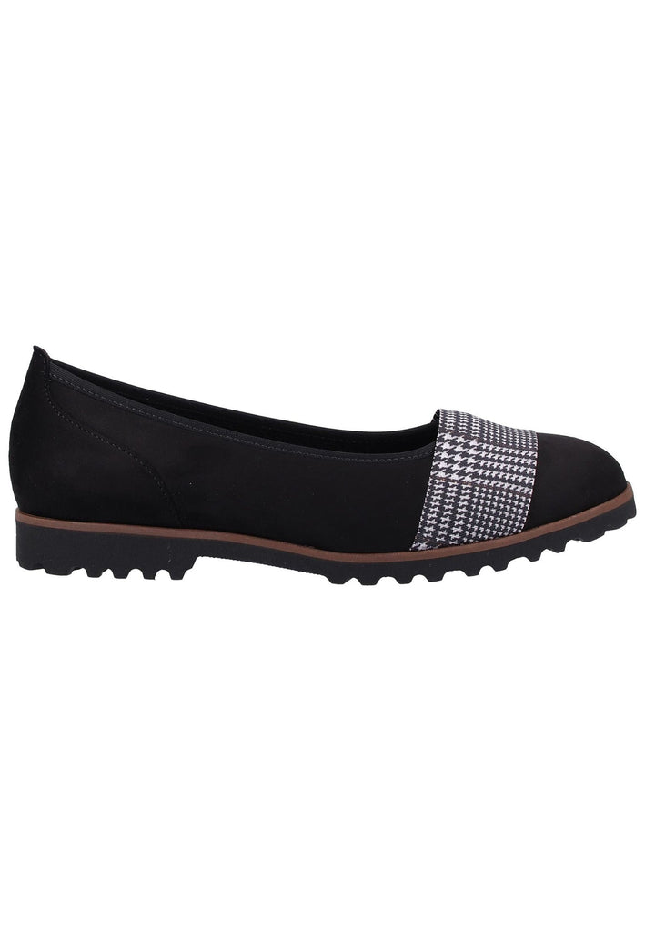 Gabor Ballerinas Leder/Textil Schwarz - surf4shoes