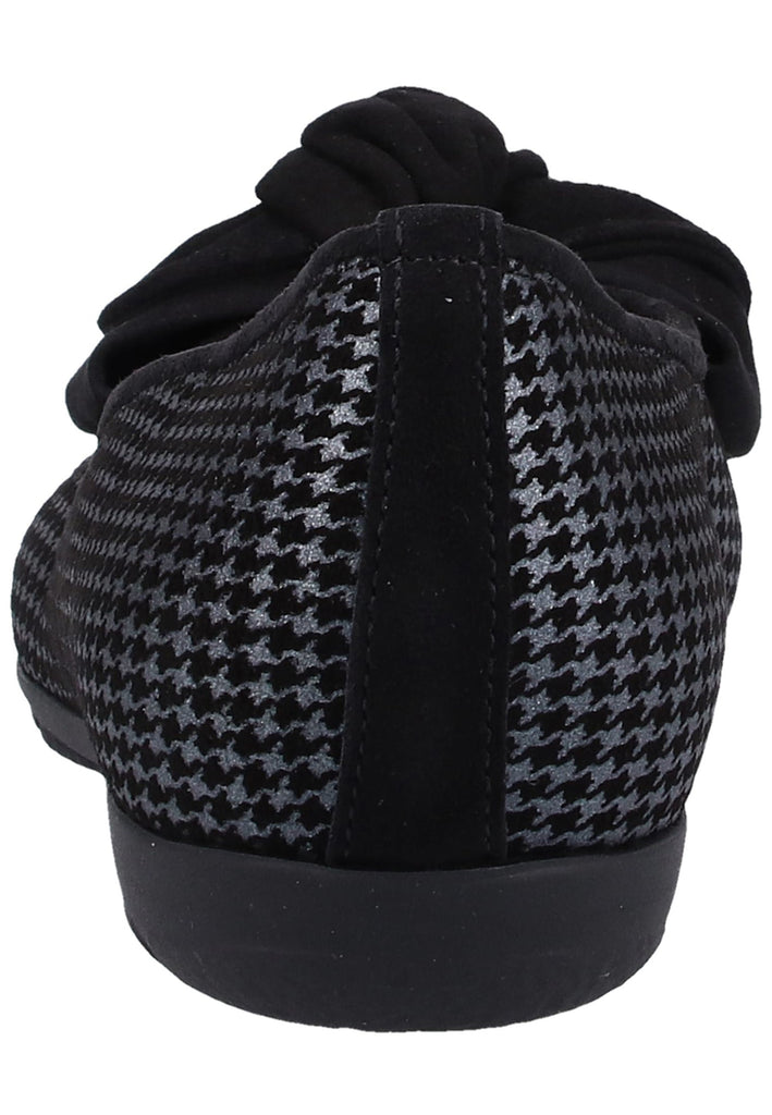 Gabor Ballerinas Veloursleder Grau/Schwarz - surf4shoes