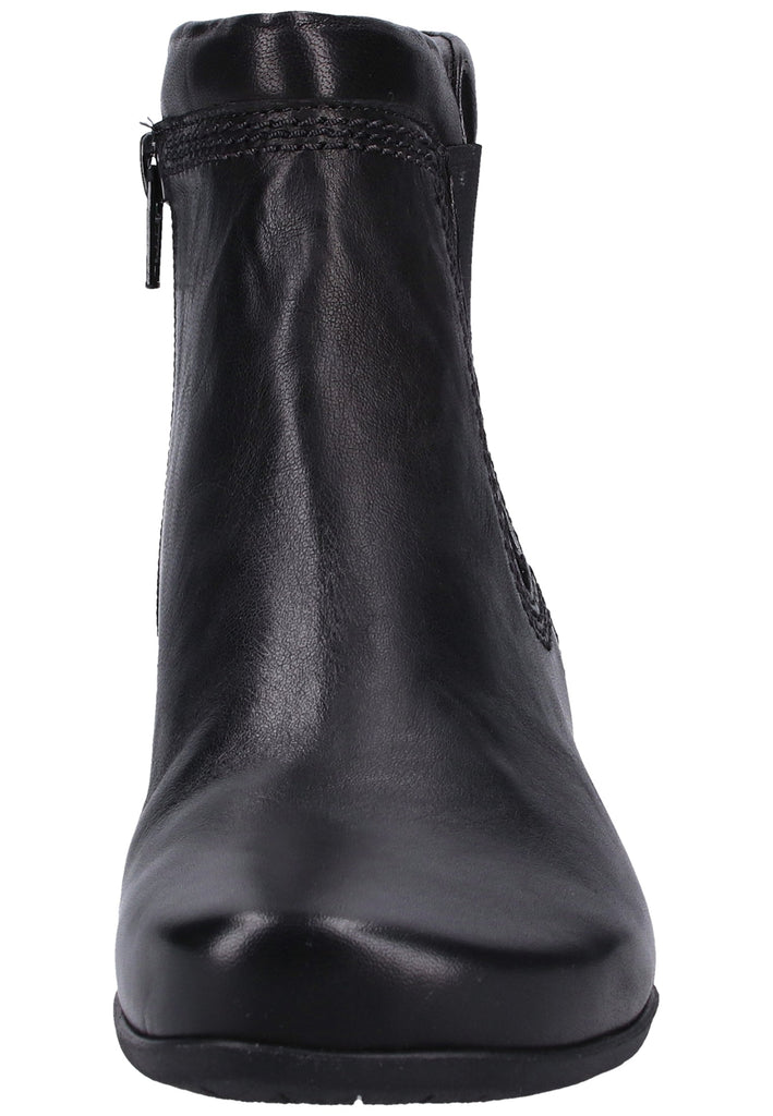 Gabor Stiefelette Leder Schwarz - surf4shoes