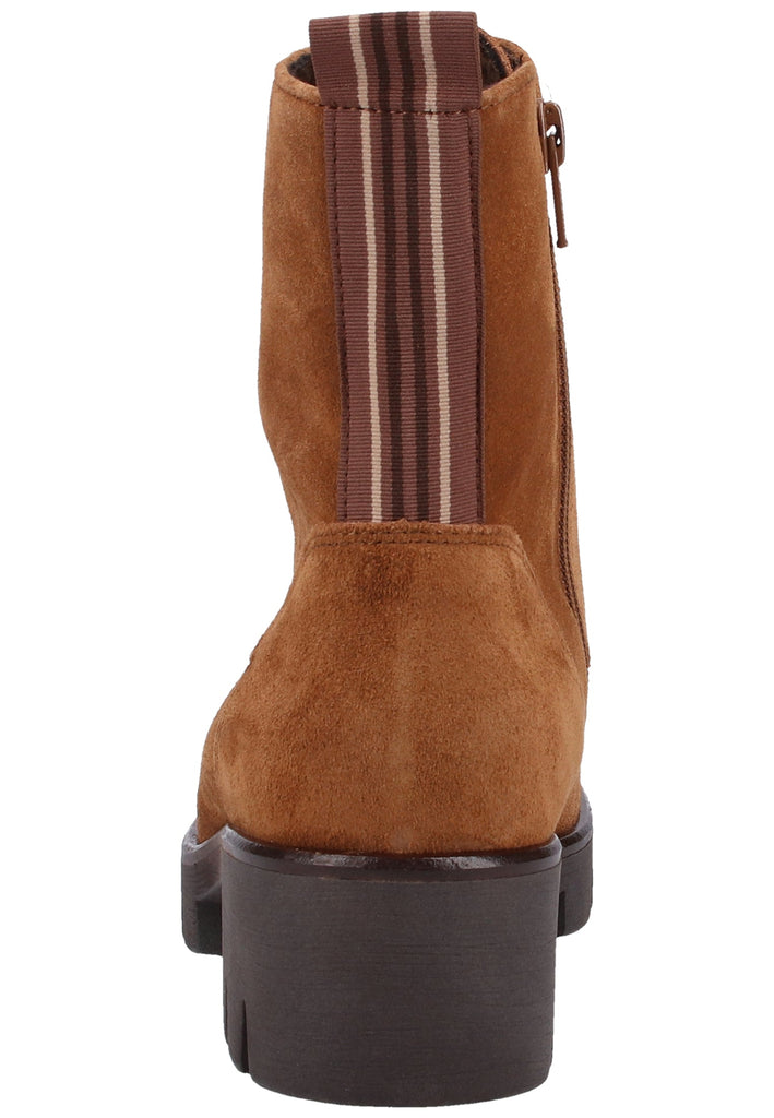 Gabor Stiefelette Veloursleder Cognac - surf4shoes