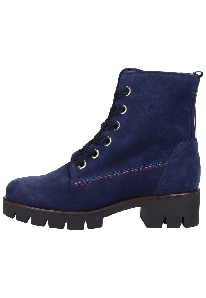 Gabor Stiefelette Veloursleder Marine - surf4shoes