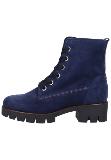 Gabor Stiefelette Veloursleder Marine - surf4shoes