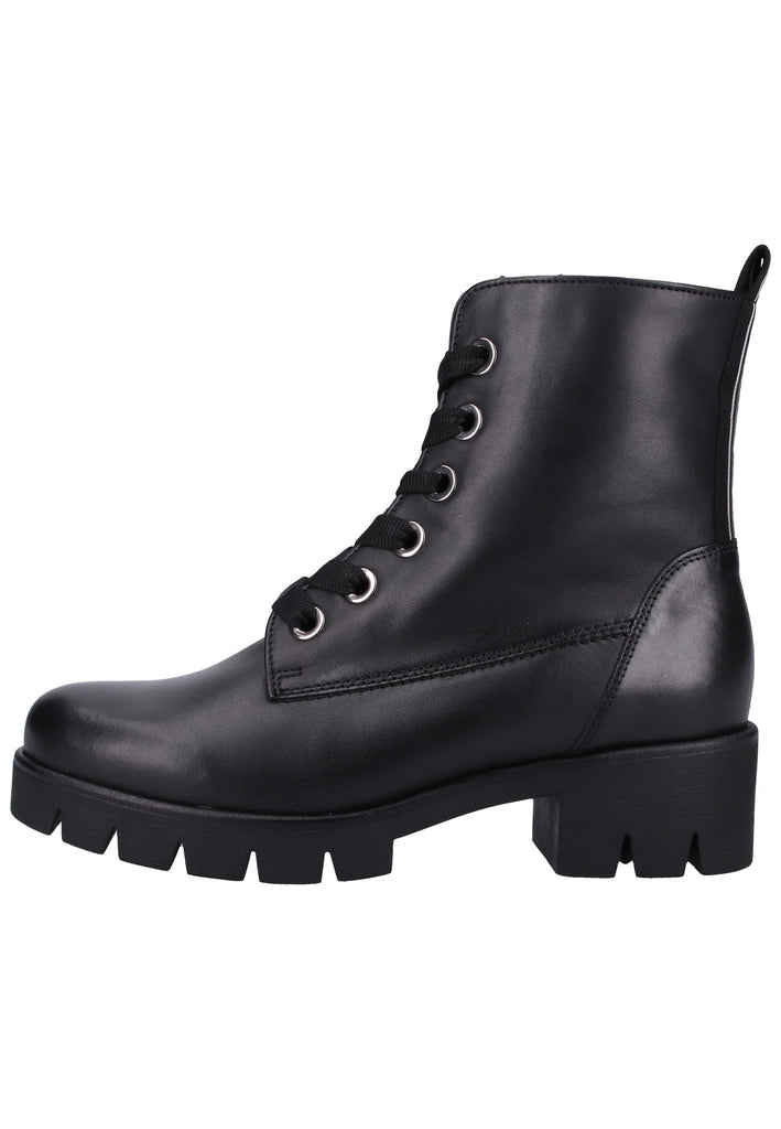 Gabor Stiefelette Glattleder Schwarz - surf4shoes