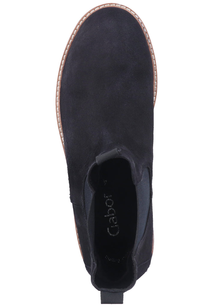 Gabor Stiefelette Veloursleder Pazifik - surf4shoes