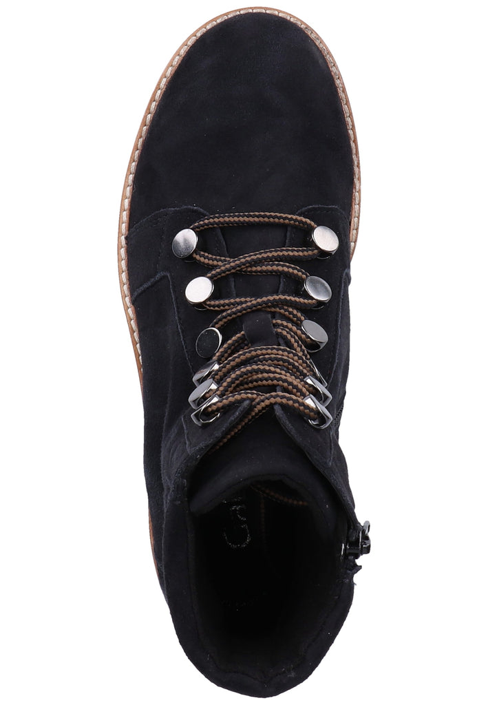Gabor Stiefelette Veloursleder Pazifik - surf4shoes