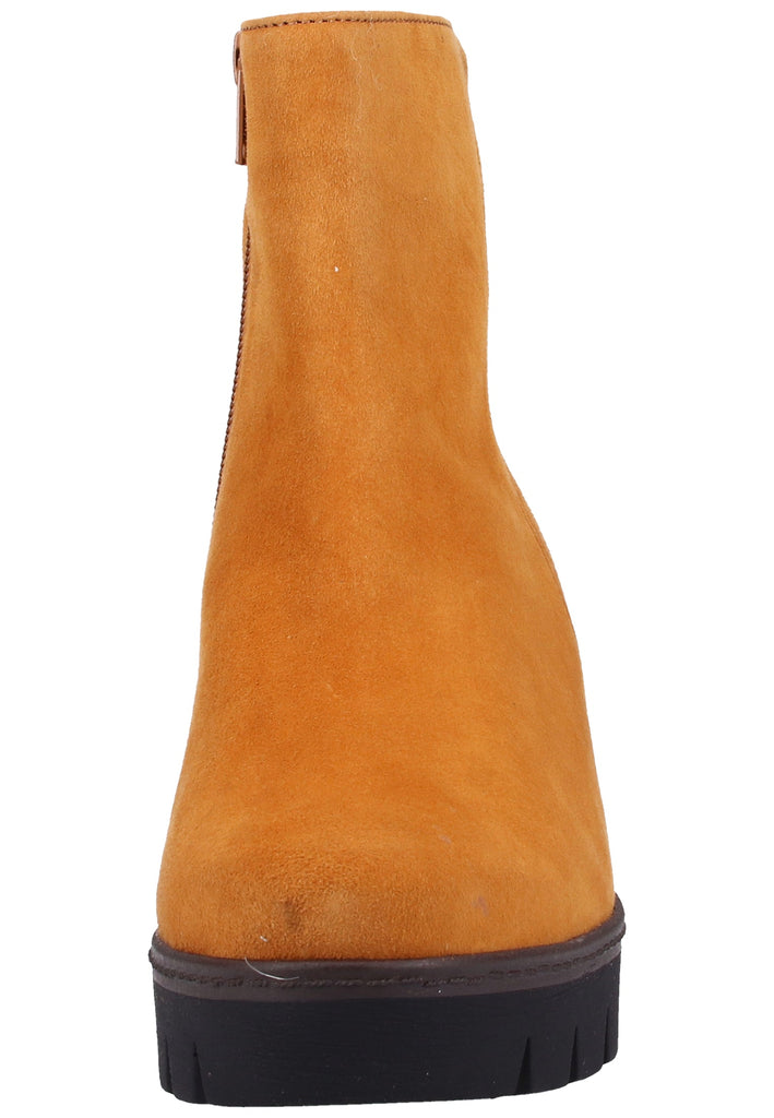 Gabor Stiefelette Veloursleder Cognac - surf4shoes