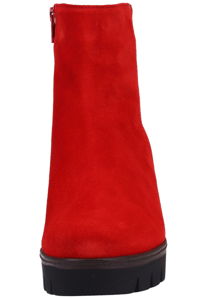 Gabor Stiefelette Veloursleder Rot - surf4shoes