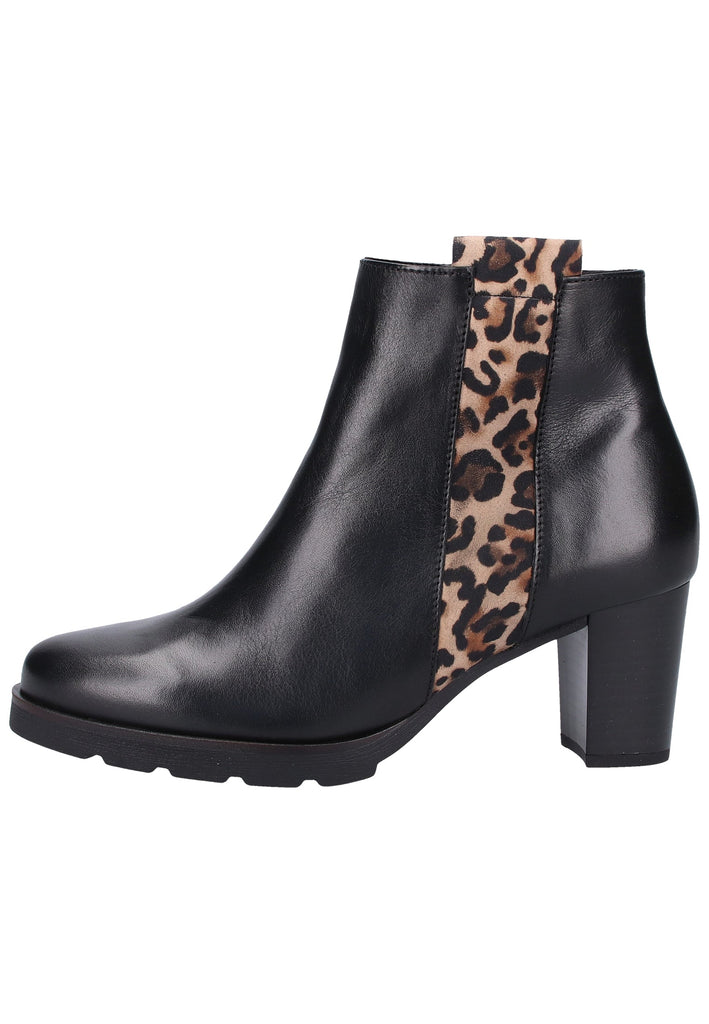Gabor Stiefelette Glattleder Schwarz - surf4shoes