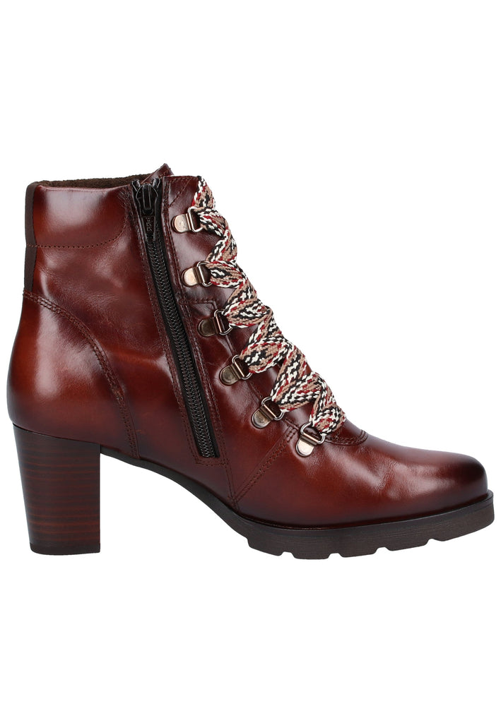 Gabor Stiefelette Glattleder Braun - surf4shoes