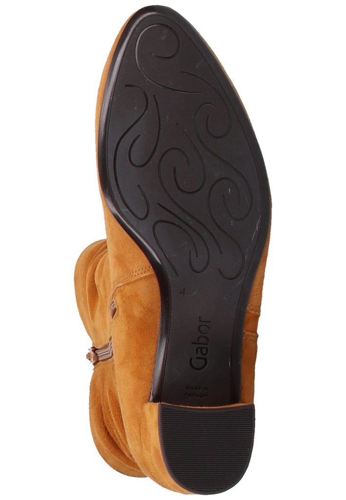 Gabor Stiefel Veloursleder Hellbraun - surf4shoes