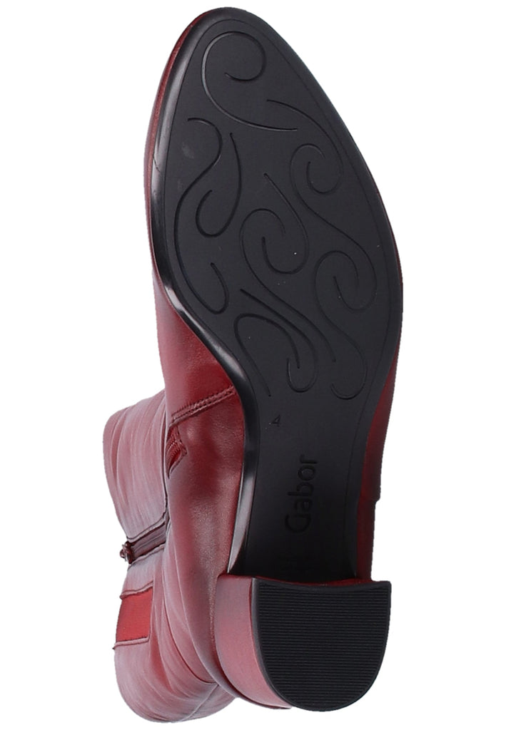 Gabor Stiefel Glattleder Rot - surf4shoes