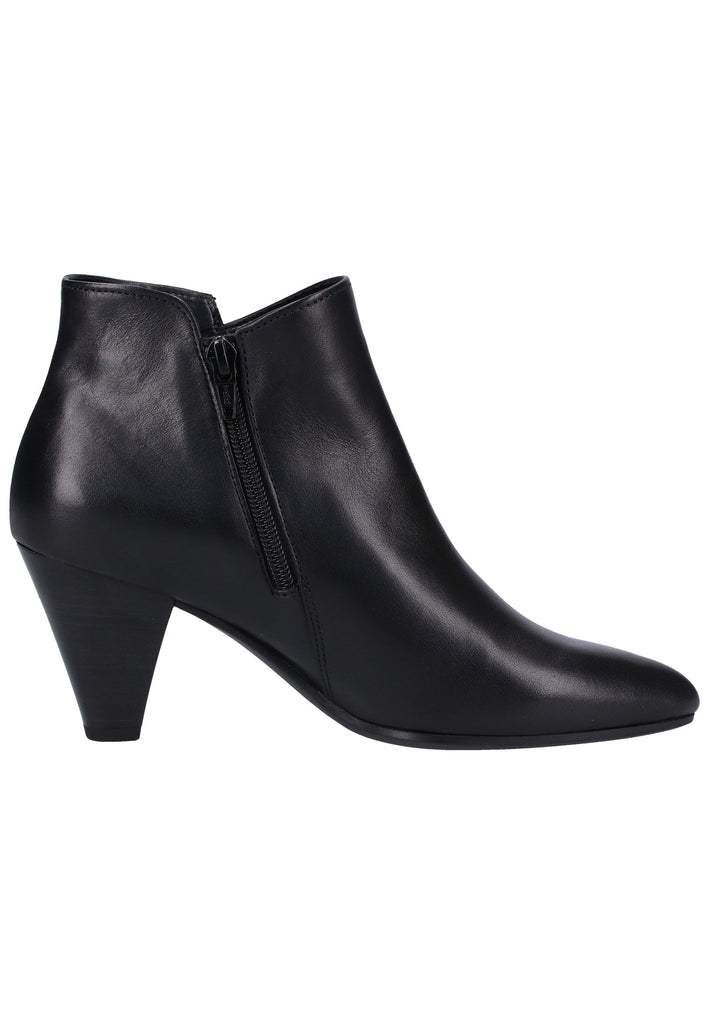 Gabor Stiefelette Glattleder Schwarz - surf4shoes