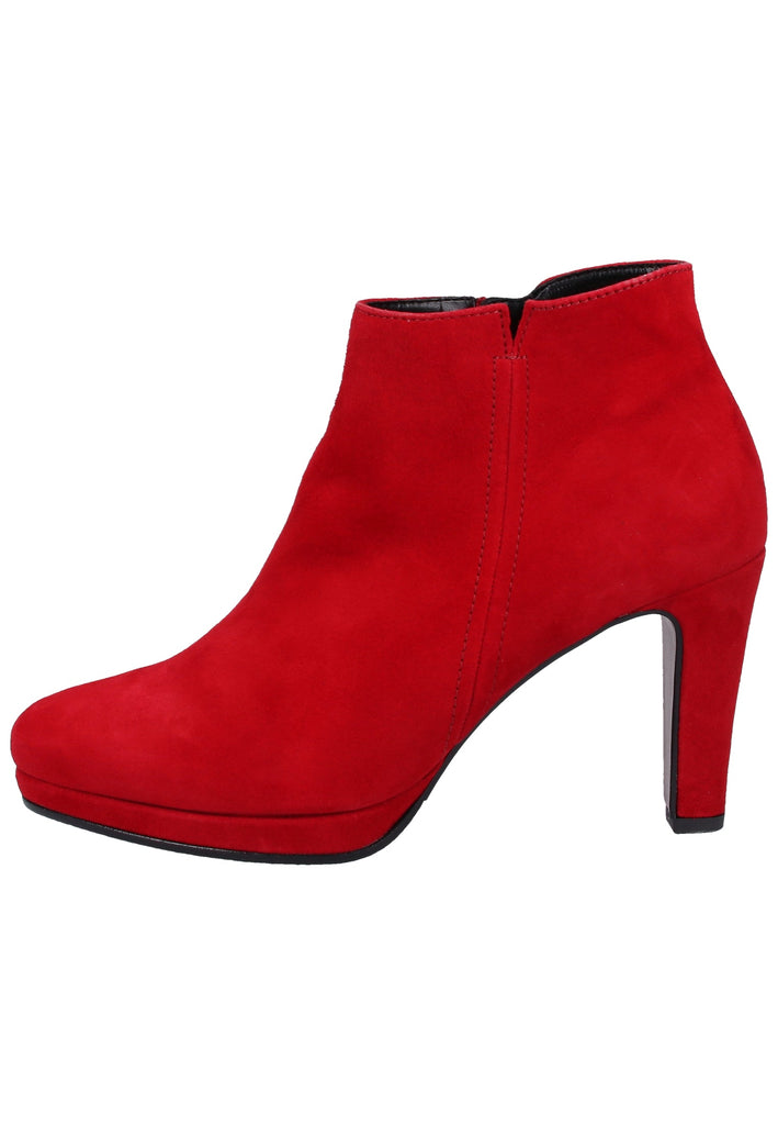 Gabor Stiefelette Veloursleder Rot - surf4shoes