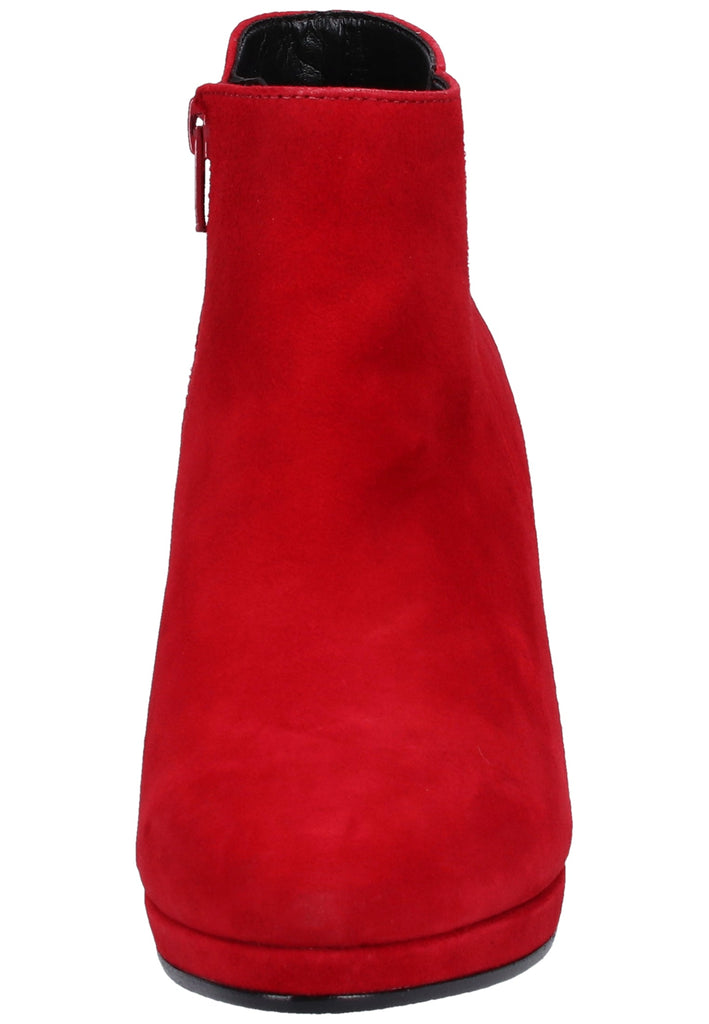 Gabor Stiefelette Veloursleder Rot - surf4shoes