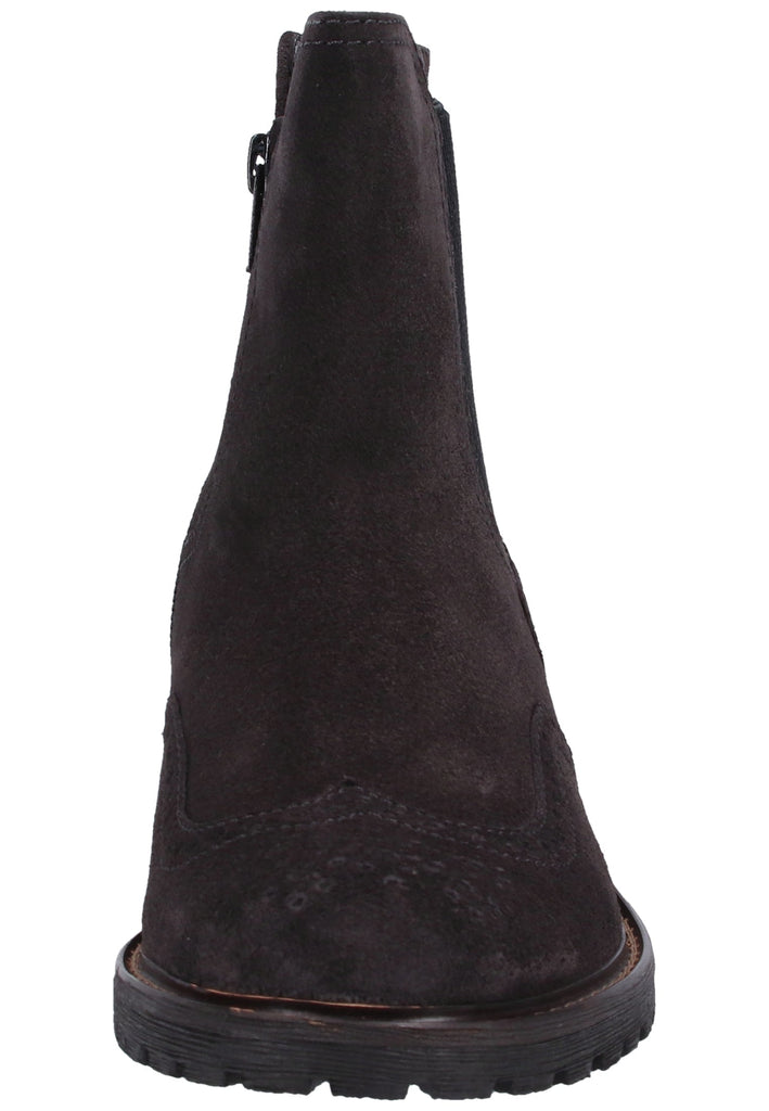 Gabor Stiefelette Veloursleder Dunkelgrau Warmfutter - surf4shoes