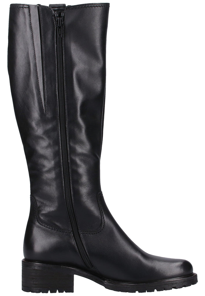 Gabor Stiefel Glattleder Schwarz Warmfutter - surf4shoes