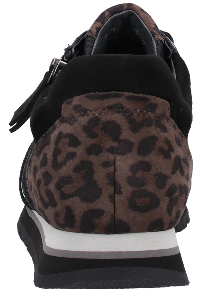 Gabor Sneaker Veloursleder Schwarz/Grau - surf4shoes