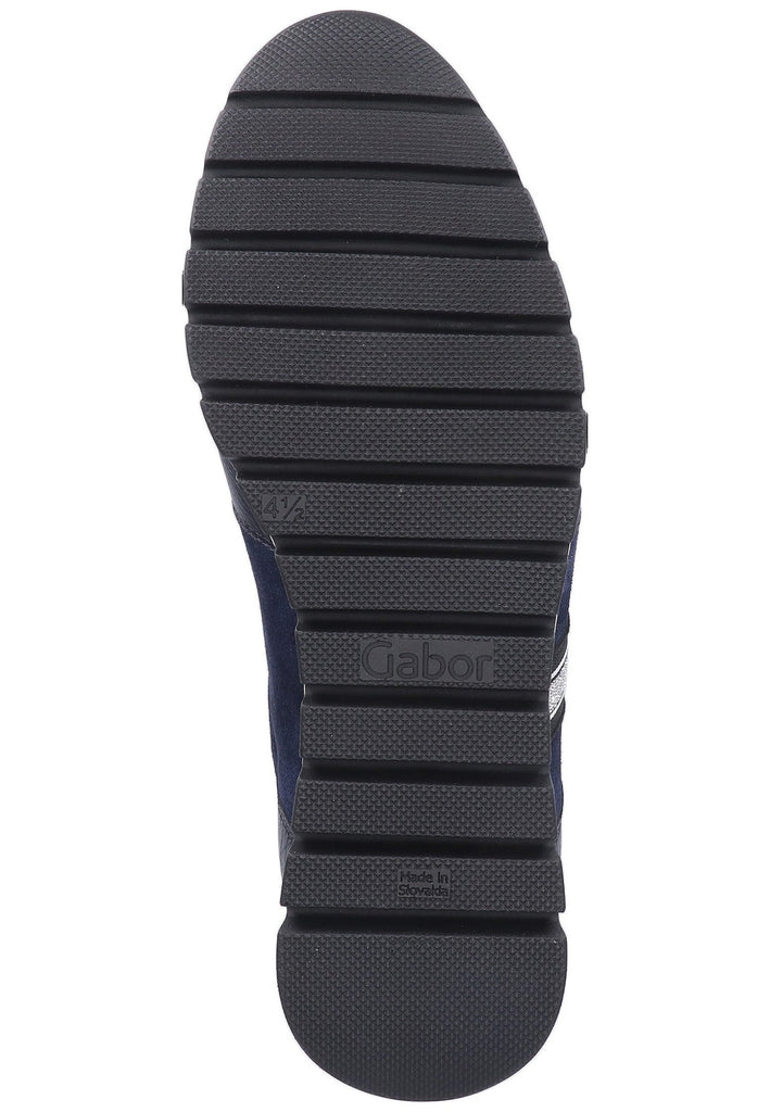 Gabor Sneaker Veloursleder Blau - surf4shoes