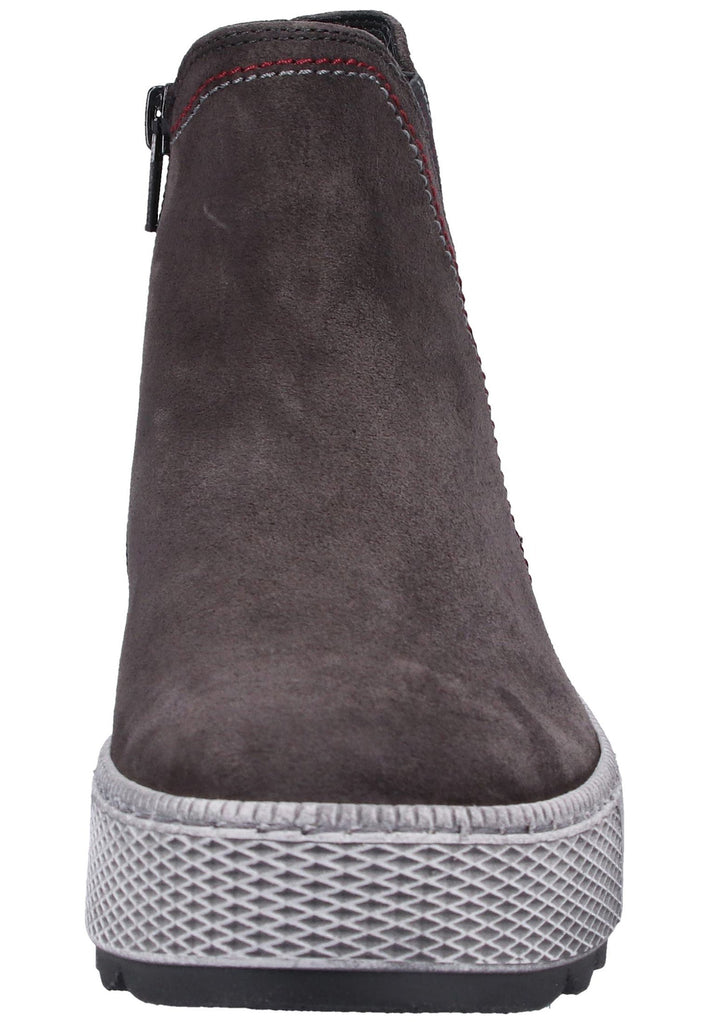 Gabor Stiefelette Veloursleder Dunkelgrau - surf4shoes