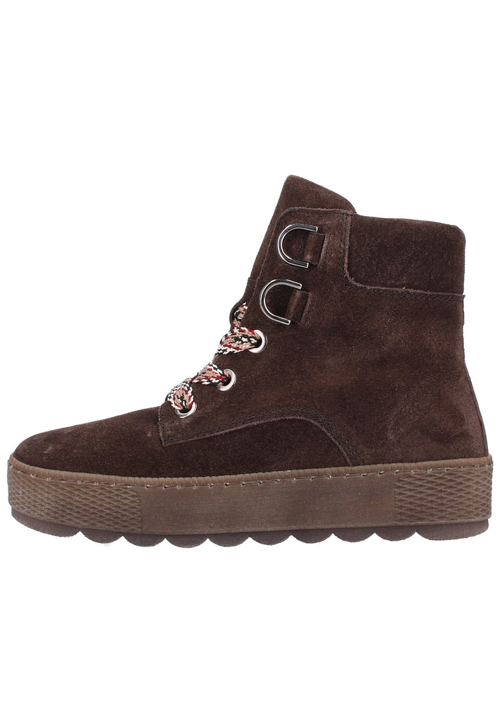 Gabor Stiefelette Veloursleder Braun Warmfutter - surf4shoes