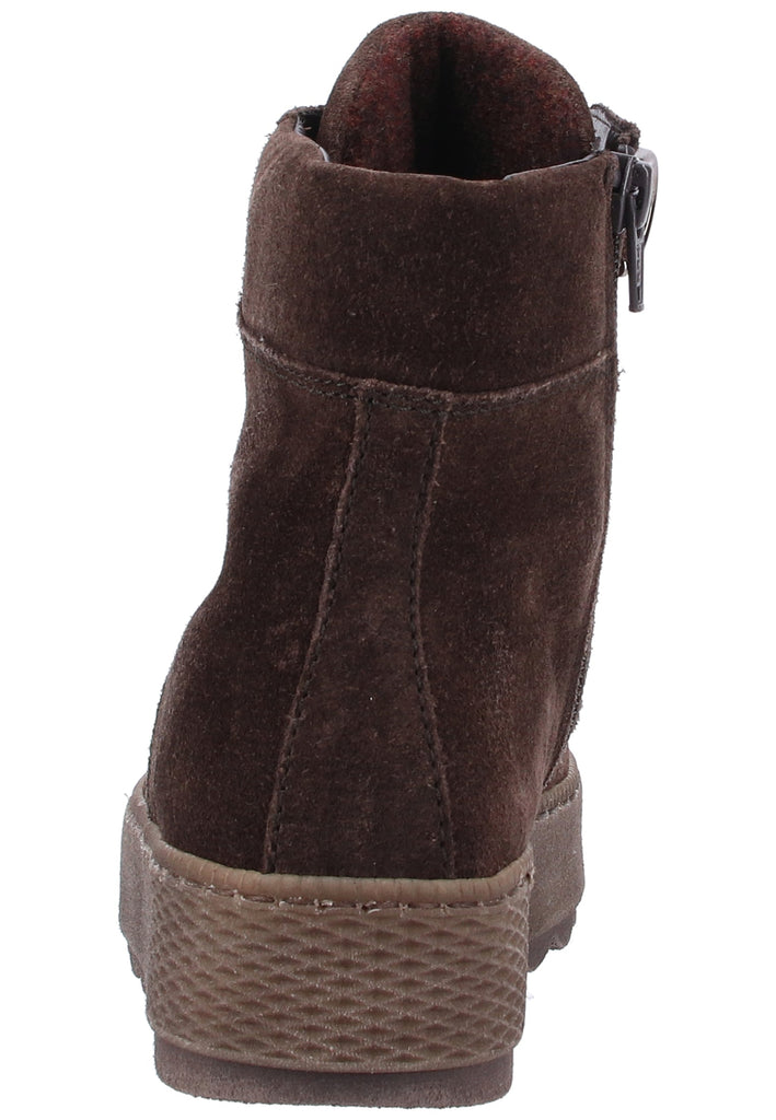 Gabor Stiefelette Veloursleder Braun Warmfutter - surf4shoes