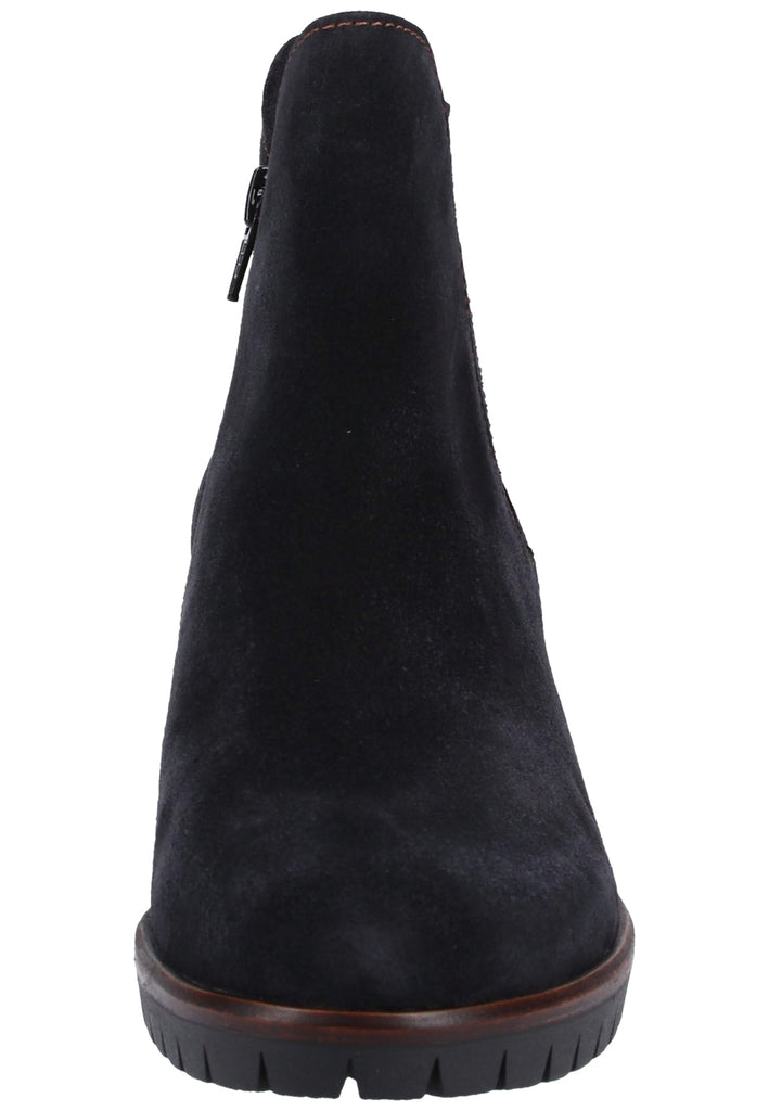 Gabor Stiefelette Veloursleder Blau - surf4shoes