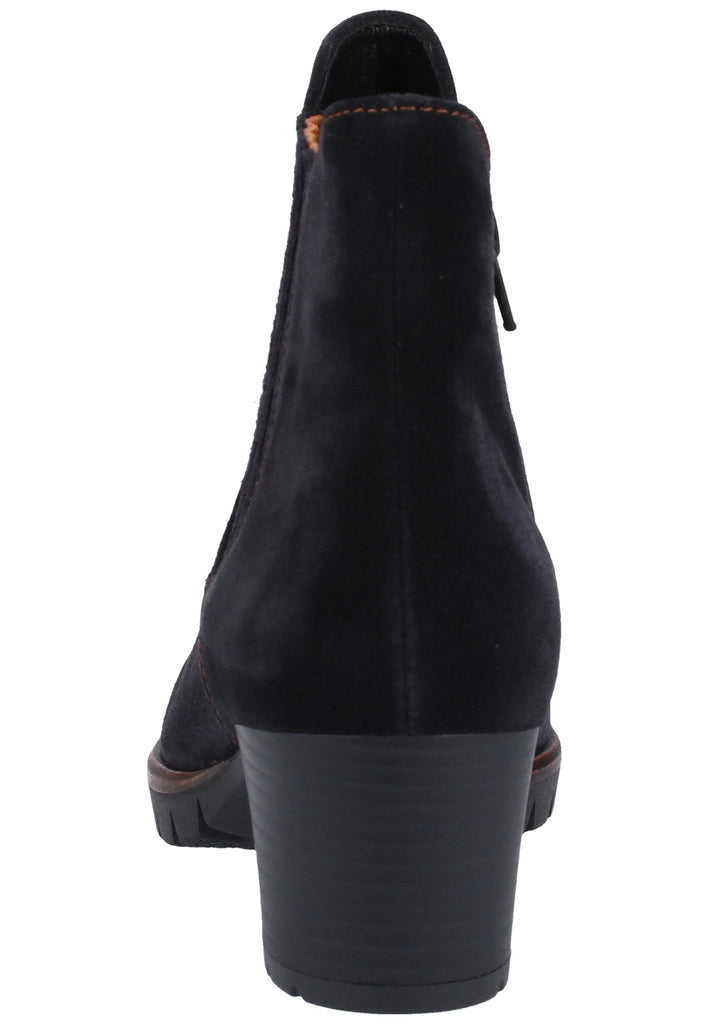 Gabor Stiefelette Veloursleder Blau - surf4shoes