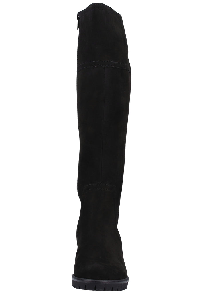 Gabor Stiefel Veloursleder Schwarz - surf4shoes