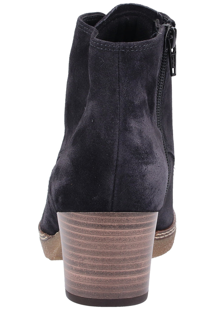 Gabor Stiefelette Veloursleder Blau - surf4shoes