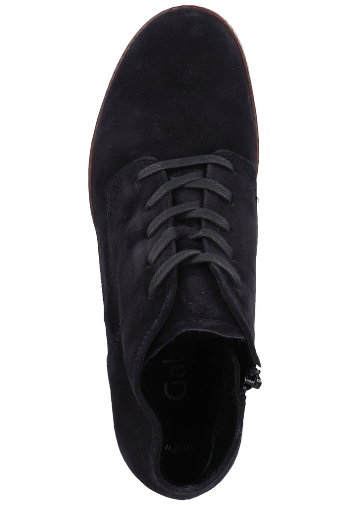 Gabor Stiefelette Veloursleder Blau - surf4shoes
