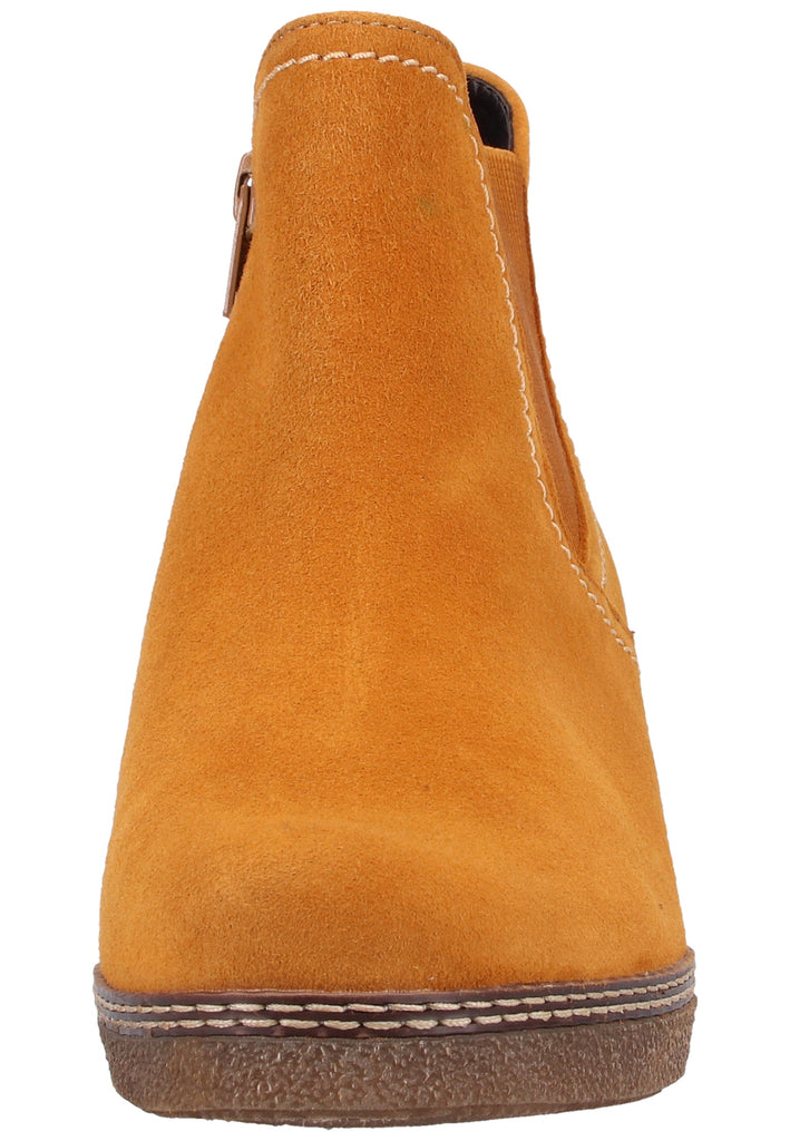 Gabor Stiefelette Veloursleder Curry - surf4shoes