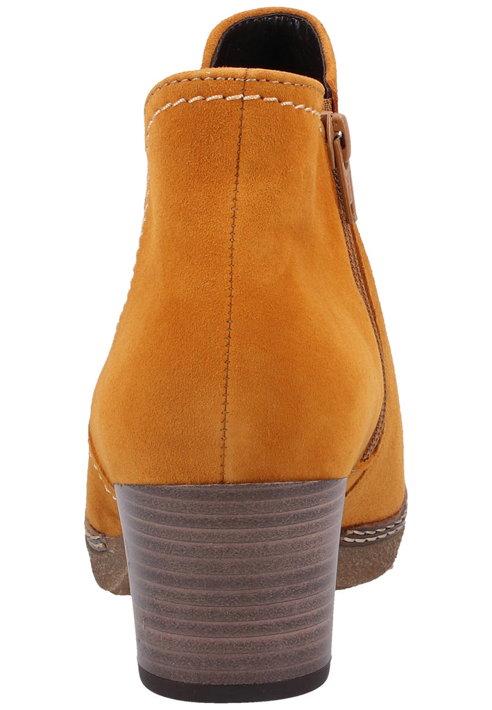 Gabor Stiefelette Veloursleder Curry - surf4shoes